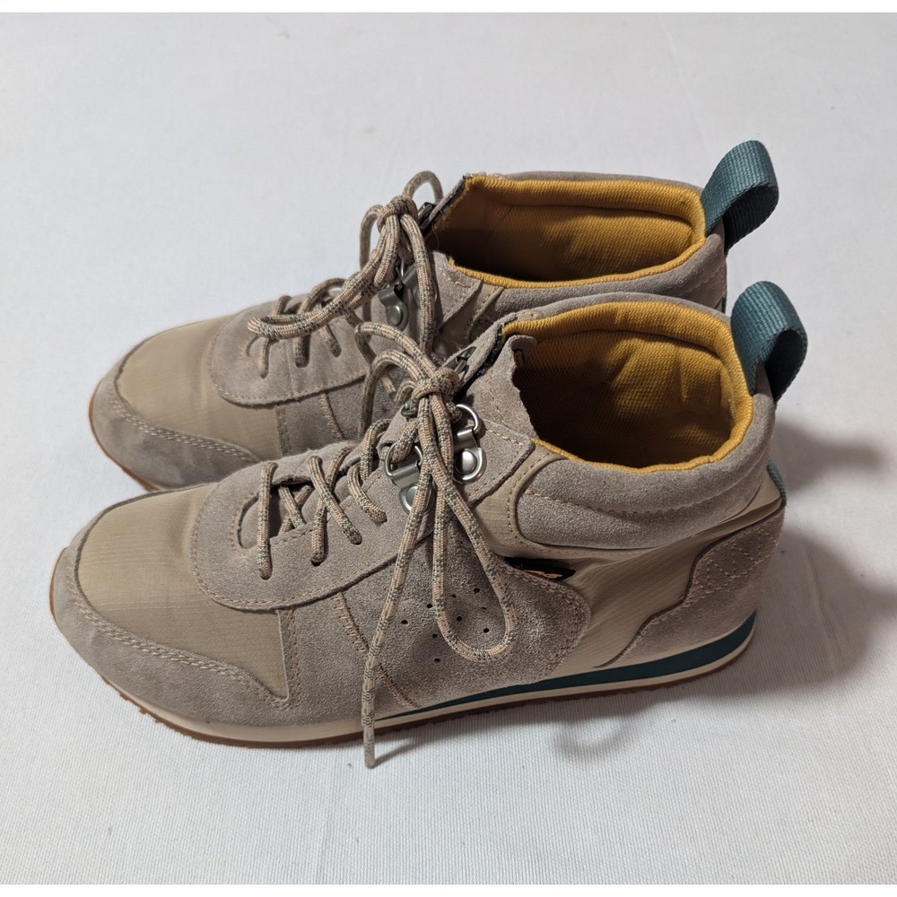 Teva Ember Commute Mid Waterproof Boots Tan Suede 9